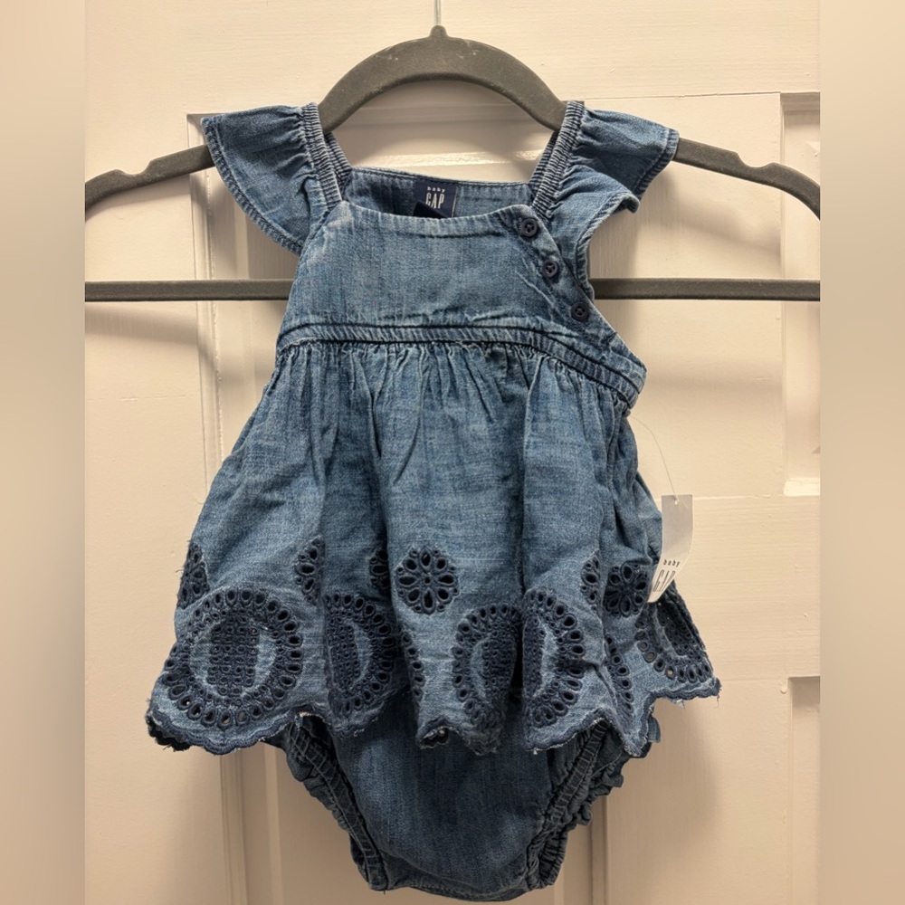 Blue Denim Baby 2 Piece Set (6-12 Months)